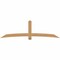Ekena Millwork Bellingham Timber Gable Bracket, Western Red Cedar, 108"W x 31 1/2"H x 5 1/2"D x 5 1/2"F, 7/12 Pitch GBW108X31X0606BEL00SWR - alternate 1